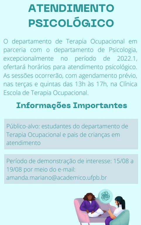 Atendimento Psicológico